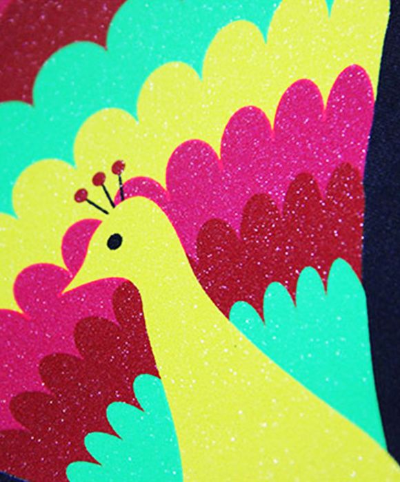 Multicolor heat transfer sticker